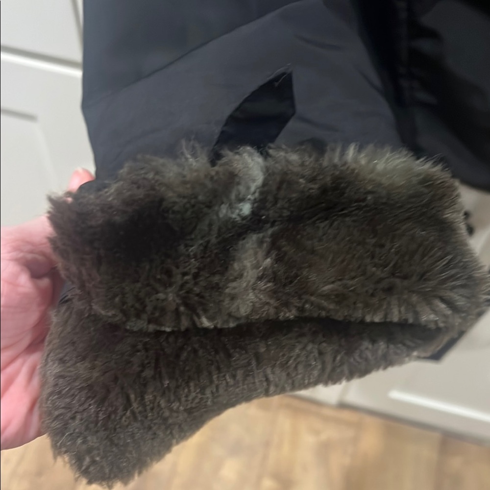 Ivan Grundahl Black Faux Fur Trim Jacket - Picture 3 of 6